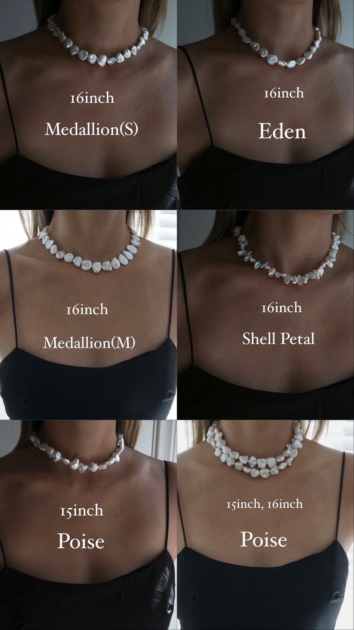 14k Gold Unique Pearl Necklaces