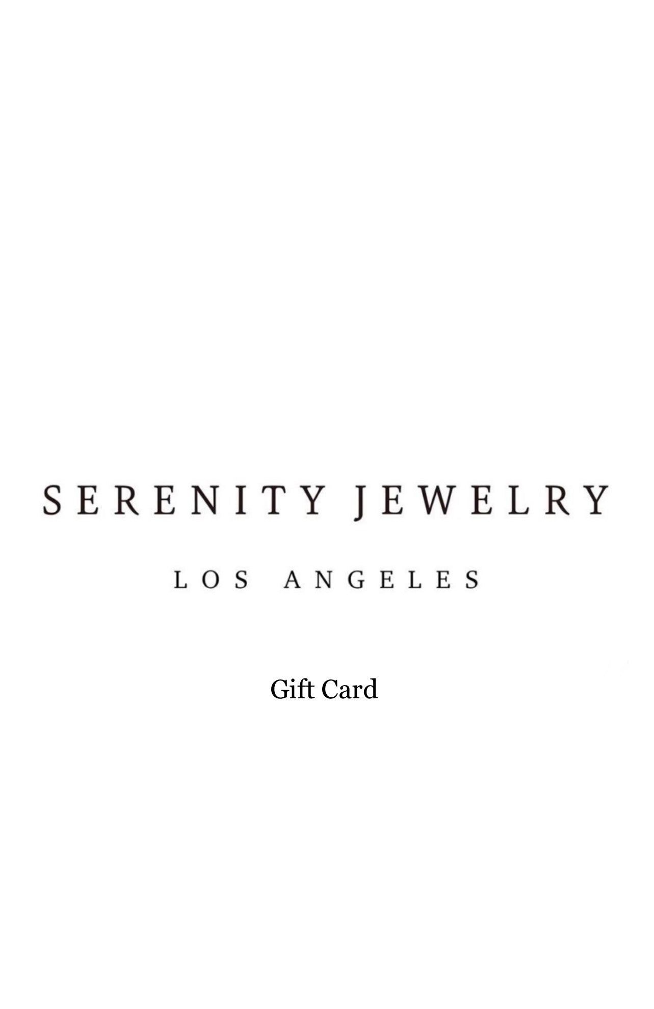 Serenity Jewelry LA Gift Card